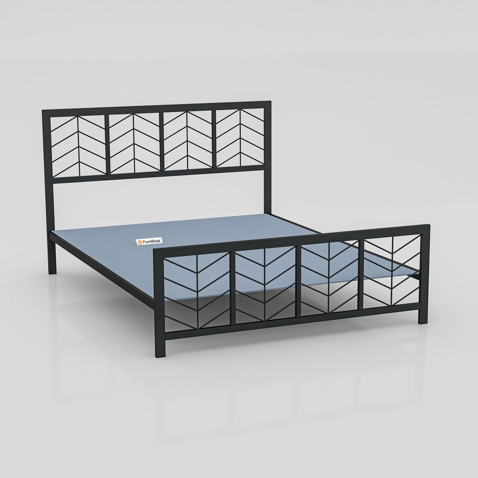 MetalCraft Minimalistic Iron Bed - Furnishiaa -  -